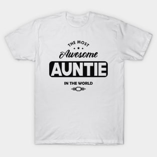 Aunt - The most awesome aunt in the world T-Shirt